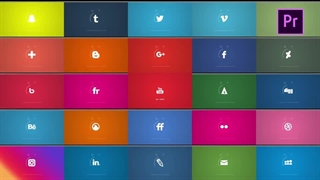 دانلود پروژه پریمیر مجموعه نمایش شبکه های اجتماعی Social Media Pack