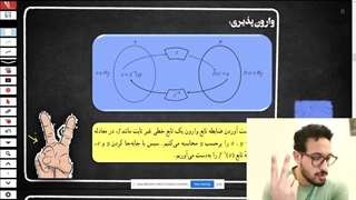 فیلم تدریس معکوس تابع خطی استاد سپهر محمدی از ایران مدرس