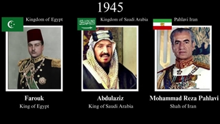 پادشاهان و رهبران مصر ، عربستان و ایران از ۱۹۳۲ تا ۲۰۲۵ !!