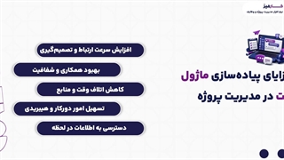 ماژول چت در نرم افزار مدیریت پروژه