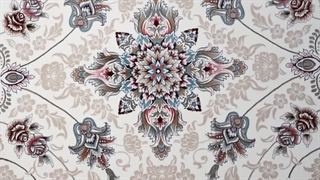 فرش 1200 شانه تراکم 3600 کد E132056 کلاسیک سفید فرش متحد آسیا - اقساط تا سال 1410