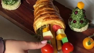 میز مزه کریسمسی