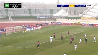خلاصه بازی آلومینیوم اراک 0-1 ملوان