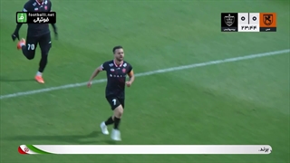 گل اول پرسپولیس به مس رفسنجان (سروش رفیعی)