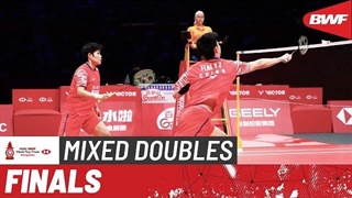 مسابقه فینال بدمینتون مختلط - Jiang-Wei از چین درمقابل Feng-Huang از چین - HSBC BWF World Tour Finals 2025