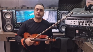 آموزش ویلن آموزش بداهه نوازی چهارگاه لا ایمان ملکی