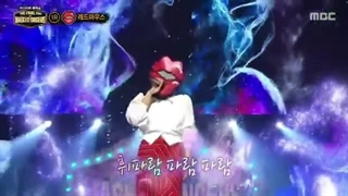 ترک Whistle بلک پینک در برنامه King Of Masked Singer کاور شد