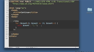 045 - دستور Continue
