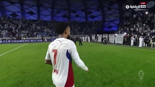 رقص مورایس پس از قهرمانی در سوپرجام امارات