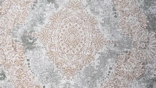 فرش 1200 شانه تراکم 3600 کد E13101 مدرن نقره ای طوسی فرش متحد آسیا - اقساط تا سال 1410