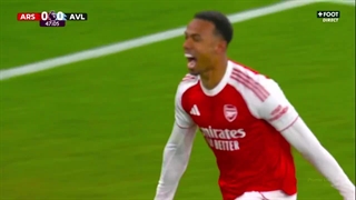 گل اول توپچی‌ها به استون (گابریل)