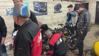 بخشی از تعمیرگاه اختصاصی آموزشی مجتمع فنی حرفه ای دارالفنون