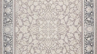 فرش 1200 شانه تراکم 3600 کد E133036 کلاسیک نقره ای طلاکوب فرش متحد آسیا - اقساط تا سال 1410