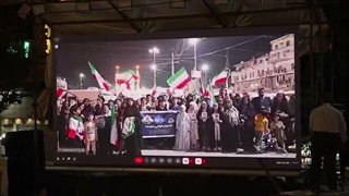 ارتباط زنده از تجمع شبانه میدان انقلاب با زائران کربلای معلا - جنگ رمضان - حسین طاهری