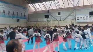 شادابی و نشاط نونهالان تکواندوکاران زنجان