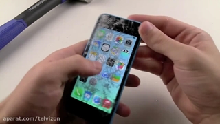 iPhone 5C مقاوم ترین گوشی دنیاااااا! هنگام تست چاقو و چکش مقاومت صد درصدی برای این تست ها دارد!
