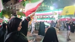 میدان نبوت تهران تجمع شبانه مردمی در شب عید قربان 1405
