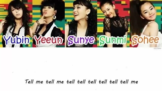 لیریک Tell me از Wonder girls