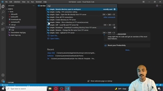 جلال محمدزاده - آموزش اتصال vscode به هاست توسط ftp