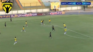 گل اول پارس جنوبی جم مقابل صنعت نفت توسط زامهران