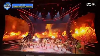 اجرای ICONIC BY MISTAKE از لسرافیم، کتسای و ایلیت در MCountdown