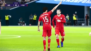 خلاصه بازی میلان بایرن (pes21)