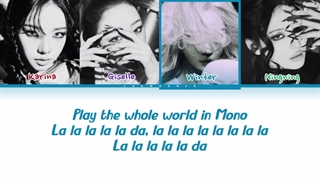 [What If] Aespa (에스포) - 'Mono (ft. Skaiwater)' (Original : I-DLE) (Color Coded Lyrics Han/Rom/Eng가사)