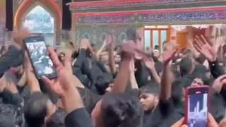 کلیپ عزاداری هندی ها در حرم حضرت علی (ع) در ماه محرم.....