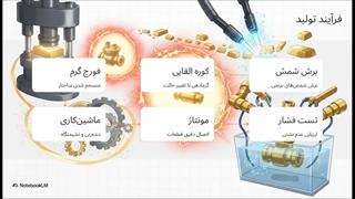 بررسی ارتباط بین فرآیند تولید و نرخ دما و فشار شیر کشویی کیز ایران