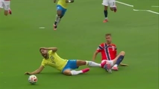 خلاصه بازی برزیل 1 - نروژ 2