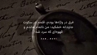 غرق در واژاه ها بودم