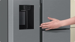درب باز شونده خودکار یخچال فریزر سامسونگ