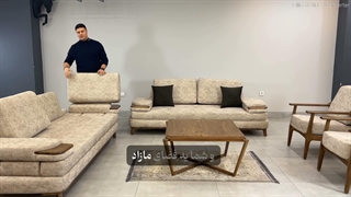 مبل راحتی تخت شو مدل دل آرا