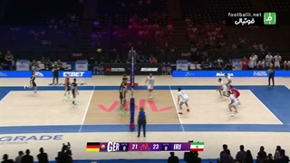 خلاصه والیبال ایران 3-2 آلمان (لیگ ملت های والیبال)