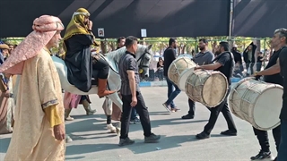 شبیه خوانی (1) ورود اسرا به کوفه . مجلس ابن زیاد ــ محرّم 1405 اخی جهان