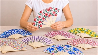 آموزش بادبزن با چوب بستنی