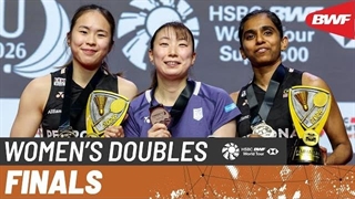 مسابقه فینال بدمینتون DAIHATSU Indonesia Masters 2026 دوبل زنان -  Tan-Muralitharan از مالزی درمقابل Igarashi-Takahashi ژاپن
