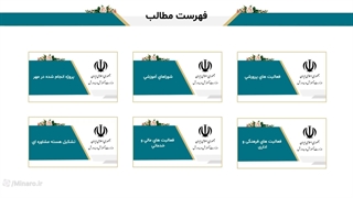 قالب پاورپوینت گزارش عملکرد آموزش و پرورش و مدرسه | مینارو