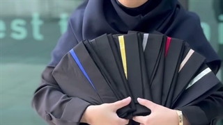 زیباترین مدل مقنعه تل دار بروجرد