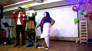 ننه سرما و عمونوروز در جشن دبستان