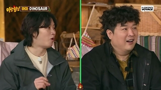 کاور آهنگ dinosaur توسط رامی در برنامه ی Knowing Brothers