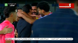 گل اول پرسپولیس به ملوان (گل به خودی عجیب)
