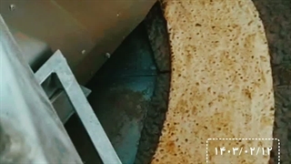 پخت نان سنگک بدون شاطر با دستگاه تمام اتوماتیک | فیلم دستگاه سنگک
