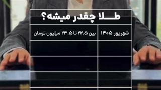 پیش بینی قیمت طلا، کی بخریم؟