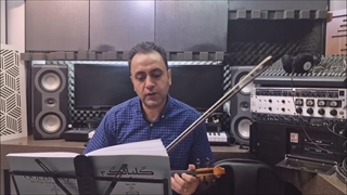 آموزش ویولن گلبانگ 3 خاتون ایمان ملکی