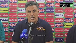 صحبت های خلیفه اصل سرمربی استقلال خوزستان پس از برتری مقابل تراکتور