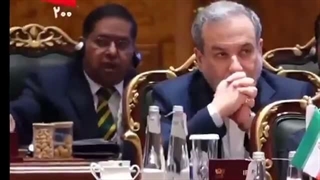 آجیل خوردن نماینده هند هنگام سخنرانی پزشکیان