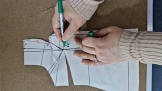 الگو کشی یقه دلبر