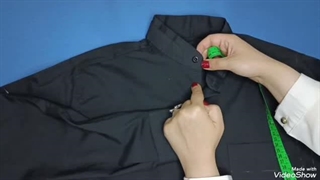 اندازه گیری از روی بلوز مردانه