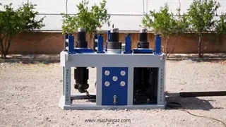 تست و عملکرد دستگاه نورد N125 دوکشویی